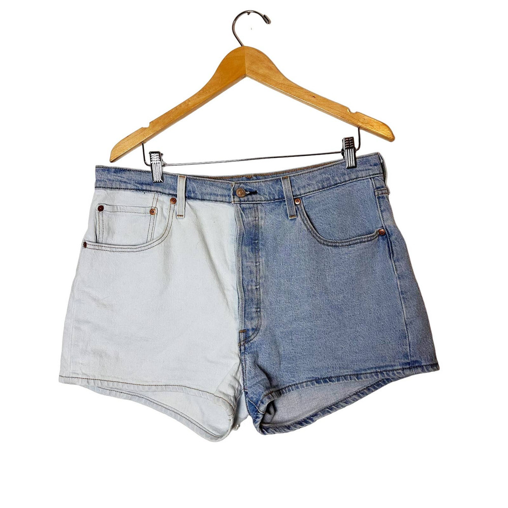 Levi's 501 Origin of Two Minds Original Stretch Shorts sz W34 - Picture 5 of 13